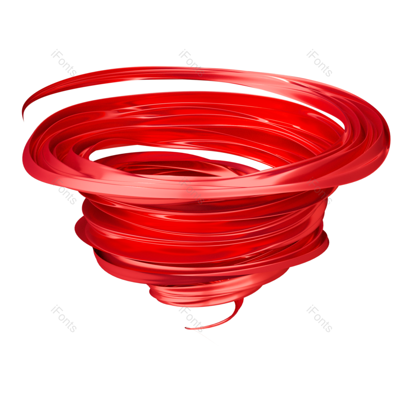 装饰图片,彩带元素,丝带PNG,红色免抠素材